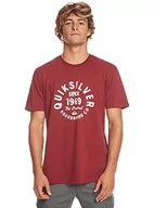 Koszulki męskie - Quiksilver Podstawowa koszulka męska czerwona XL - miniaturka - grafika 1