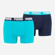 Majtki męskie - Komplet męskich majtek 2 sztuki Puma Basic Boxer 2P 90682310 S Granatowy (8718824609829) - miniaturka - grafika 1