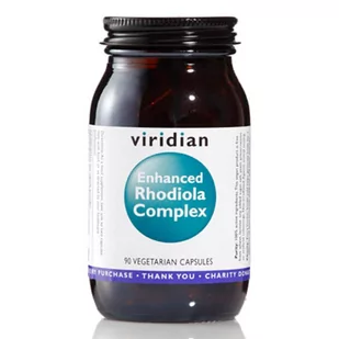Viridian Enhanced Rhodiola Complex 90kapsułek (różowy rozchodnik z adaptogenami) - Suplementy naturalne - miniaturka - grafika 1