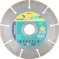 Tarcze do pił - Wolfcraft Tarcza diamentowa 125 do cięcia Solid Uniwersal, - miniaturka - grafika 1