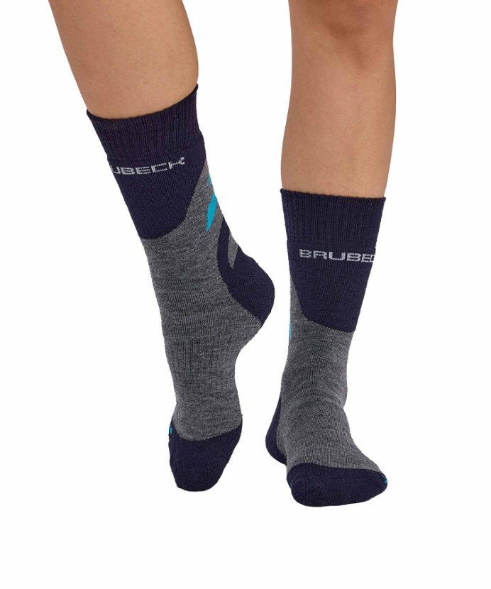 Skarpety trekkingowe damskie wełniane Brubeck Trekking Merino