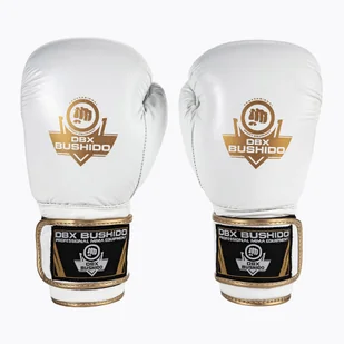 DBX BUSHIDO RĘKAWICE BOKSERSKIE ZE SKÓRY- BUSHIDO - BIAŁE 14oz Model: DBD-B-2 1BU-251 - Rękawice do ćwiczeń - miniaturka - grafika 1