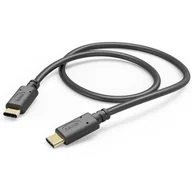 Kable - Kabel HAMA Ładujący/data USB-C - USB-C 1m Czarny - miniaturka - grafika 1