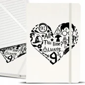 Notesy i bloczki - Notes Notatnik Bujo A5 Biały MAGICZNE Modne Wzory - miniaturka - grafika 1