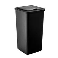 Kosze na śmieci - Kosz na śmieci 10 l czarny - miniaturka - grafika 1