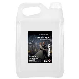 Płyn do wytwornic śniegu MUSICMATE Snow 5l - Wytwornice dymu - miniaturka - grafika 1