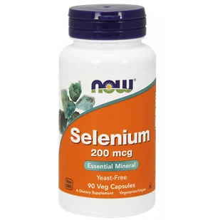 Now Foods Selenium - Selen 200 mcg (90 kaps.) - Suplementy naturalne - miniaturka - grafika 1