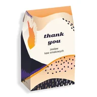 Zestawy upominkowe - Gotowy zestaw prezentowy „Thank You“ kawa aromatyzowana PREMIUM mix 10szt. prezent upominek podziękowanie kobiety faceta mężczyzny mamy taty chłopak.. - miniaturka - grafika 1