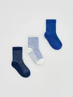 Skarpetki dla dzieci - Reserved - Skarpetki 3 pack - niebieski - miniaturka - grafika 1