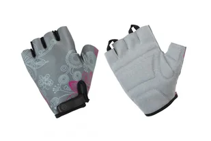 Accent, Rękawiczki rowerowe, Flowers, szary, rozmiar S - Rękawiczki rowerowe - miniaturka - grafika 1