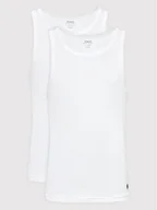 Piżamy męskie - Polo Ralph Lauren Komplet 2 tank topów 714835886001 Biały Regular Fit - miniaturka - grafika 1