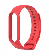 Akcesoria do smartwatchy - Opaska zamienna do Xiaomi Mi Band 5 / 6 Czerwona - miniaturka - grafika 1