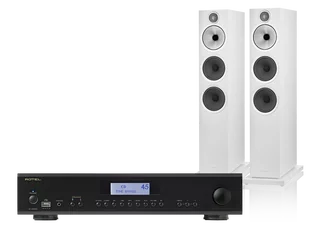 Rotel A14 MKII (czarny) + 603 S3 (biały) - Zestawy stereo - miniaturka - grafika 1