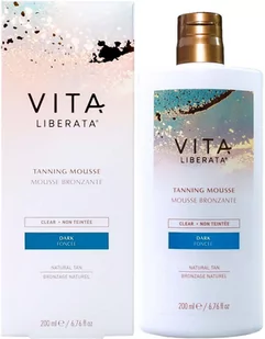 Vita Liberata Clear Tanning Mousse Pigment Free Wodna pianka samoopalająca bez pigmentu 200 ml ( kolor dark ) - Samoopalacze - miniaturka - grafika 3