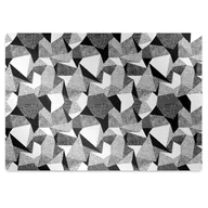 Podnóżki, podpórki, podkładki - Mata pod krzesło do biura Bazgroły kształty 100x70 cm - miniaturka - grafika 1