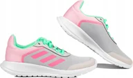Buty sportowe damskie - Buty Dziecięce Adidas Tensaur Run 2.0 K Beżowo-różowo-zielo r 38 - miniaturka - grafika 1