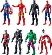 Figurki dla dzieci - MARVEL AVENGERS ULTIMATE PROTECTION zestaw 8 figurek superbohaterów HULK - miniaturka - grafika 1