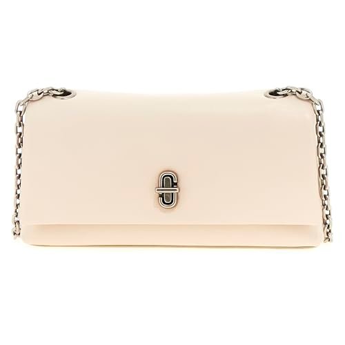 MARC JACOBS Portfel z podwójnym łańcuchem, portfel damski, jeden rozmiar, Cloud White, Taglia Unica