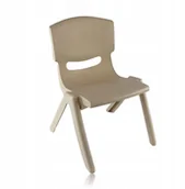 Krzesełka i taborety dla dzieci - Krzesełko dzieciece do lat 3 FIORE latte - miniaturka - grafika 1