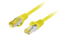 Pozostałe akcesoria sieciowe - Lanberg, Patchcord Kat.6a S/ftp Lszh Cu 3m, Żółty Fluke Passed - miniaturka - grafika 1