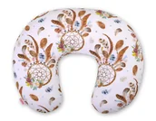 Poduszki do karmienia - Poduszka rogal do karmienia fasolka rozbieralna- łapacze snów - miniaturka - grafika 1