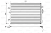 Chłodnice - Chłodnica klimatyzacji VALEO 822625 68102117AA DODGE - miniaturka - grafika 1