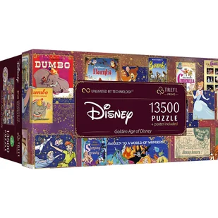 Trefl, puzzle, Prime Disney, Golden Age of Disney, 13500 el. - Puzzle - miniaturka - grafika 1