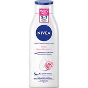 Balsamy i kremy do ciała - Balsam do ciała Nivea Body Lotion 5in1 Rose Blossom 400 ml (4005900980632) - miniaturka - grafika 1