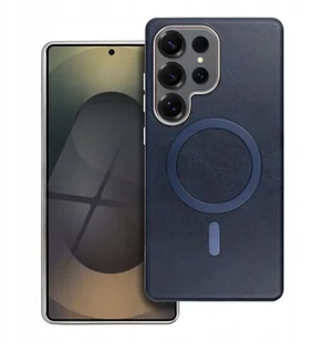 Futerał GENTLEMAN MAG COVER kompatybilny z MagSafe do SAMSUNG S25 ULTRA granatowy - Etui i futerały do telefonów - miniaturka - grafika 1