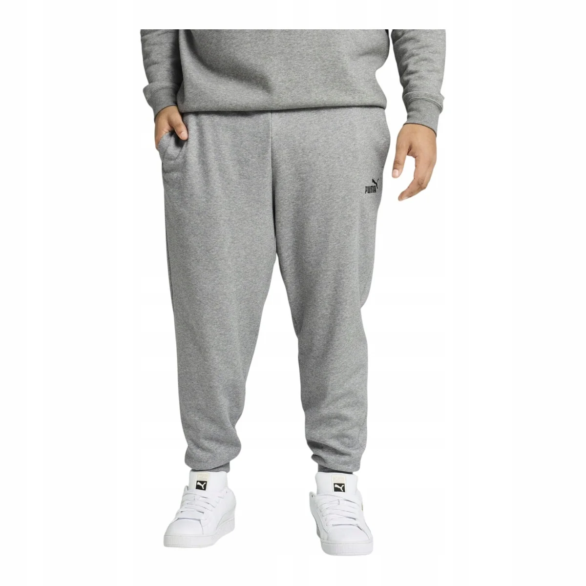 Spodnie Męskie Dresowe Sportowe PUMA Bawełniane Ocieplane 682606 03 r. 3XL