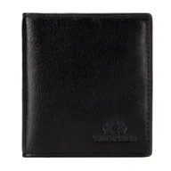 Biżuteria - akcesoria - Etui na karty skórzane klasyczne małe czarne - miniaturka - grafika 1