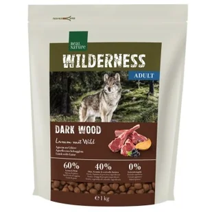 REAL NATURE WILDERNESS Dark Wood Jagnięcina z Dziczyzną 1 kg - Sucha karma dla psów - miniaturka - grafika 1