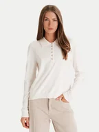Swetry damskie - Morgan Sweter 252-MPOLI Beżowy Regular Fit - miniaturka - grafika 1