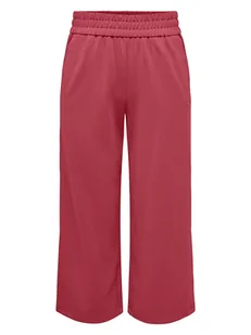 ONLY Kuloty w kolorze czerwonym - Spodnie damskie - miniaturka - grafika 1