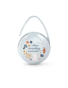 Suavinex Podwójne etui na smoczki Wonderland niebieski - Akcesoria do smoczków - miniaturka - grafika 1