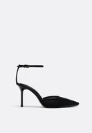 Czółenka - Stradivarius Szpilki z siateczką Czarny 40 - miniaturka - grafika 1