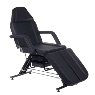 Fotel kosmetyczny z kuwetami BW-263 czarny - Fotele kosmetyczne - miniaturka - grafika 1