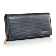 Portfele - Szary portfel damski betlewski rfid - miniaturka - grafika 1