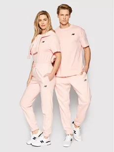 New Balance T-Shirt Unisex UT21503 Różowy Relaxed Fit - Koszulki męskie - miniaturka - grafika 1
