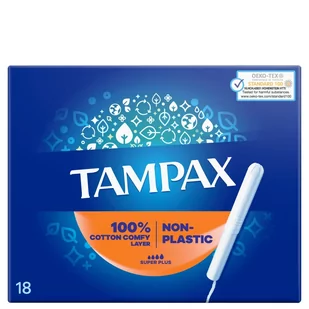 Tampax Tampony Super Plus 18 szt. - Tampony - miniaturka - grafika 1