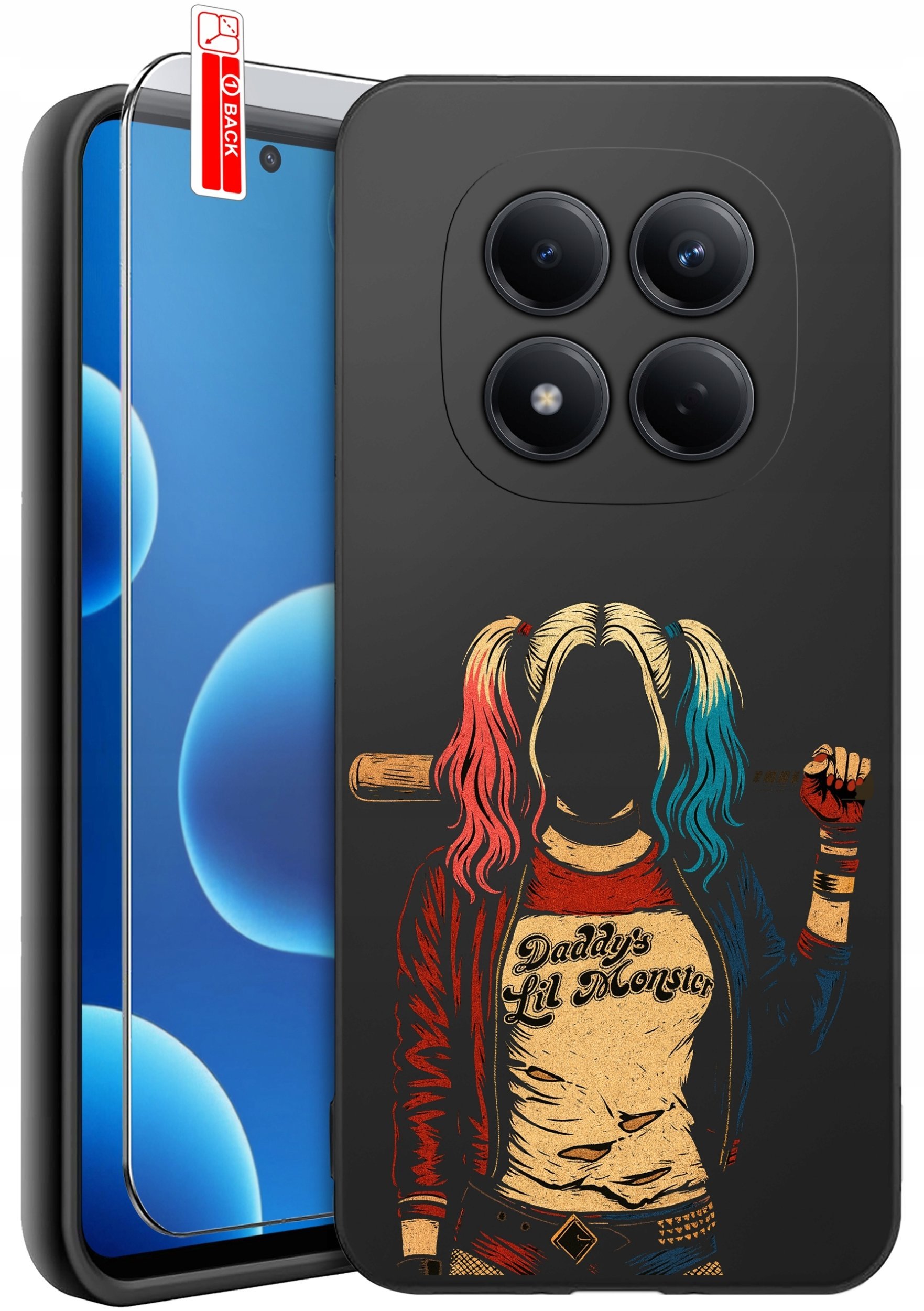 krainaGSM ETUI do Xiaomi Redmi Note 15 Pro 4G WZORY SILIKONOWE MATT CASE + SZKŁO