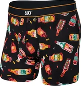 Majtki męskie - SAXX Bokserki męskie SAXX DAYTRIPPER Boxer Brief Ostre Sosy - czarny S - miniaturka - grafika 1