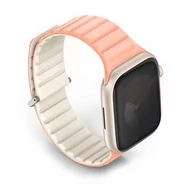 Akcesoria do smartwatchy - Pasek wymienny Uniq Revix Evo Reversible Magnetic na Apple Watch 38/40/41mm (UNIQ-41MM-REVECPNKIVY) Różowy /Beżowy - miniaturka - grafika 1