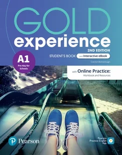 Gold Experience 2nd Edition A1. Student`s Book with Online Practice + eBook - książka - Książki do nauki języka angielskiego - miniaturka - grafika 1