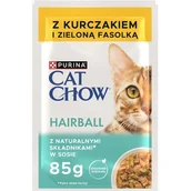 Mokra karma dla kotów - Purina Cat Chow Hairball Kurczak saszetka 85g - miniaturka - grafika 1