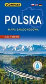 Atlasy i mapy - Polska - mapa samochodowa w.2026 1650 000 - książka - miniaturka - grafika 1