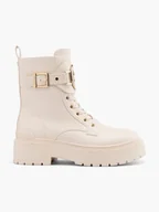 Botki damskie - Esprit Botki sznurowane - Damskie - Kolor: Beige - Rozmiar: 38 - miniaturka - grafika 1