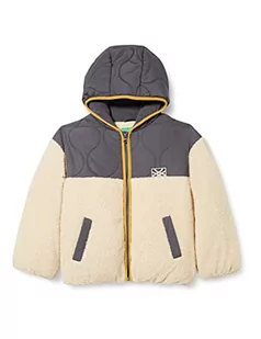 United Colors of Benetton Kamizelka dziecięca, Jasny beżowy 32c, 170 - Kurtki i płaszcze dla chłopców - miniaturka - grafika 1