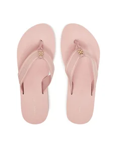 Tommy Hilfiger Japonki Hilfiger Webbing Beach Sandal FW0FW08515 Różowy - Klapki i japonki damskie - miniaturka - grafika 1