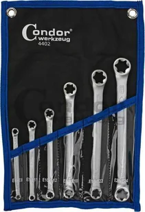 Condor Werkzeug Klucze oczkowe Torx E6-E24, 6 szt. C.4402 - Klucze i nasadki - miniaturka - grafika 1